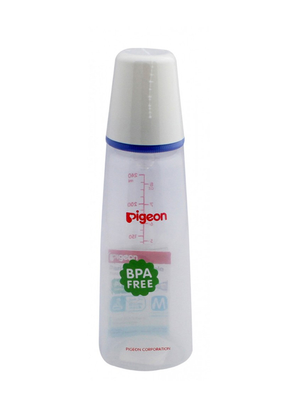 Pigeon KP-8 Plastic Feeding Bottle, 240ml, White cap