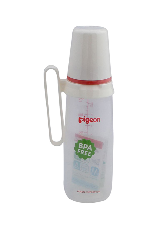 Pigeon Plastic Bottle with Handle, 240ml