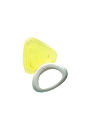 Pigeon Cooling Teether, Triangle, Yellow