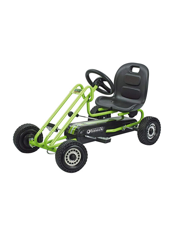 

Hauck Toys Lightning Go Cart, Race Green, Ages 4+