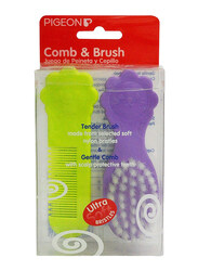 Pigeon Comb & Hair Brush Set for Kids