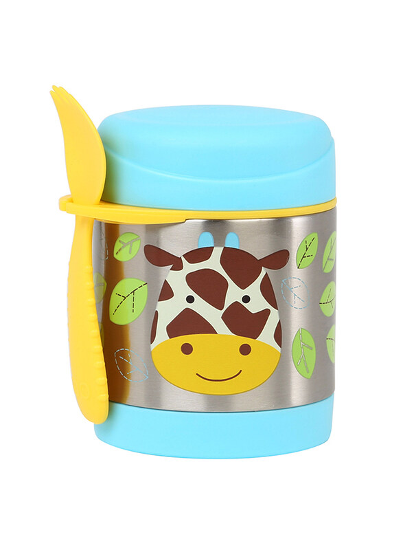 

Skiphop Giraffe Zoo Food Jar, Light Blue