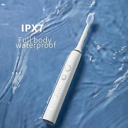 Sonic Z-21 Electric Toothbrush. Vibration Rechargeable Toothbrush With Soft Bristle IPX7 Water Resistant Toothbrush with 2 Brush Heads