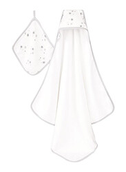 Aden+Anais Hooded Towel and Washcloth Set, Twinkle
