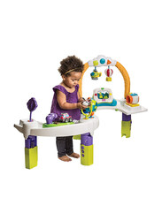 Evenflo Exersaucer Triple Fun World Explorer Plus Activity Center, with Lights and Music, Orange/Green