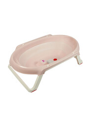 OKBaby Onda Slim Folding Bath Tub, Light Pink