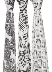 Aden + Anais Silky Soft Swaddles, Pack of 3, In Motion