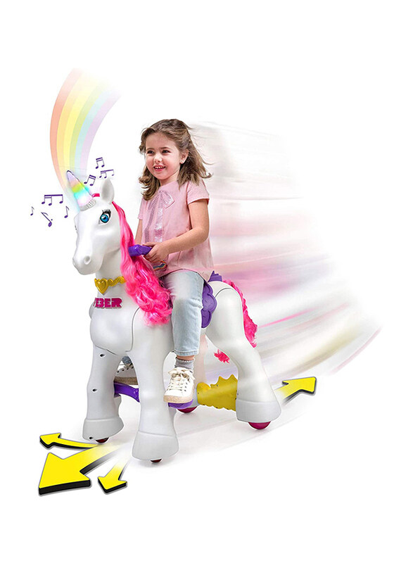 

Feber My Lovely Unicorn Electric 12V Ride On, Ages 3+