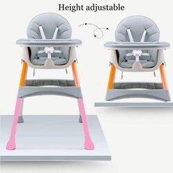 Feeding Portable Adjustable Height Foldable High Chair (Green)