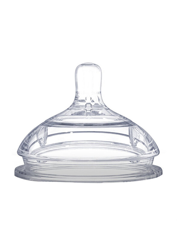 

Comotomo Natural Teat Silicone Nipples, Pack of 2, Fast Flow, Clear