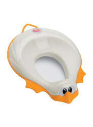 OKBaby Ducka Funny Toilet Training Seat Reducer with Slip Proof Edge, White
