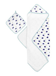 Aden+Anais Hooded Towel Set, High seas