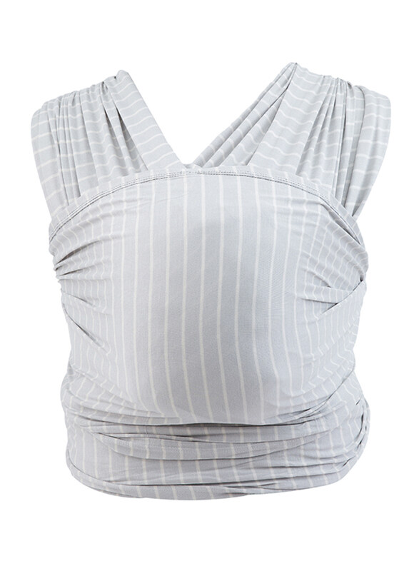 

Ergobaby Aura Wrap Baby Carrier, Grey Stripes