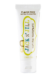 Jack N' Jill 50gm Toothpaste Flavour Free, White