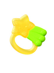 Pigeon Cooling Teether, Star, Yellow