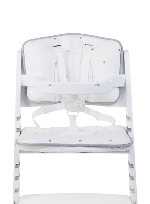 

Childhome Lambda 2 Baby Grow Chair Cushion Reducer Jersey Gold Dots, White