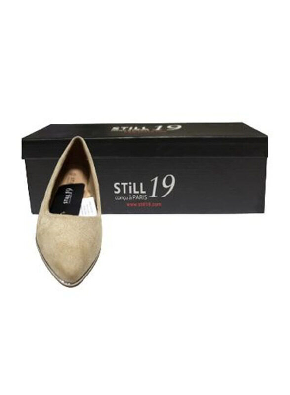 

Still 19 Round Toe Ballerinas for Women, 40 EU, Beige