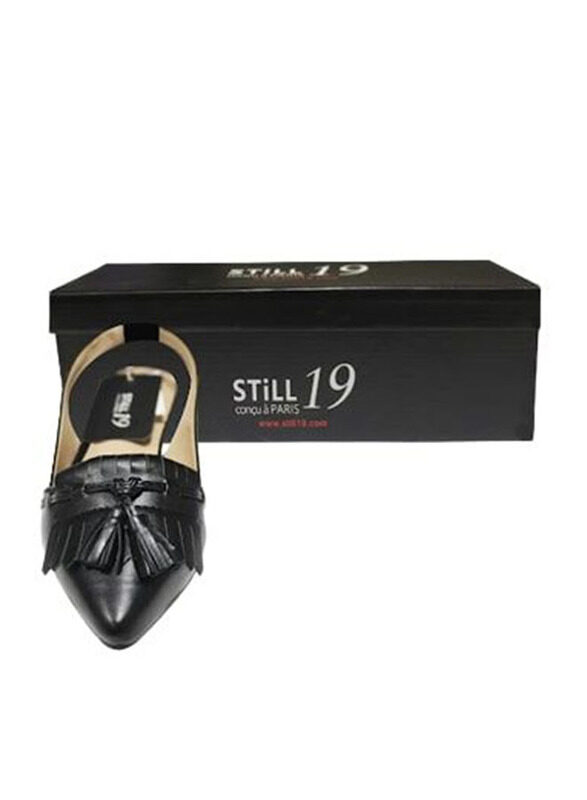 

Still 19 Pointed Toe Ballerinas for Women, 41 EU, JKLB210069-87, Black