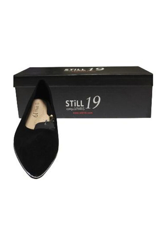 

Still 19 Round Toe Ballerinas for Women, 40 EU, Black