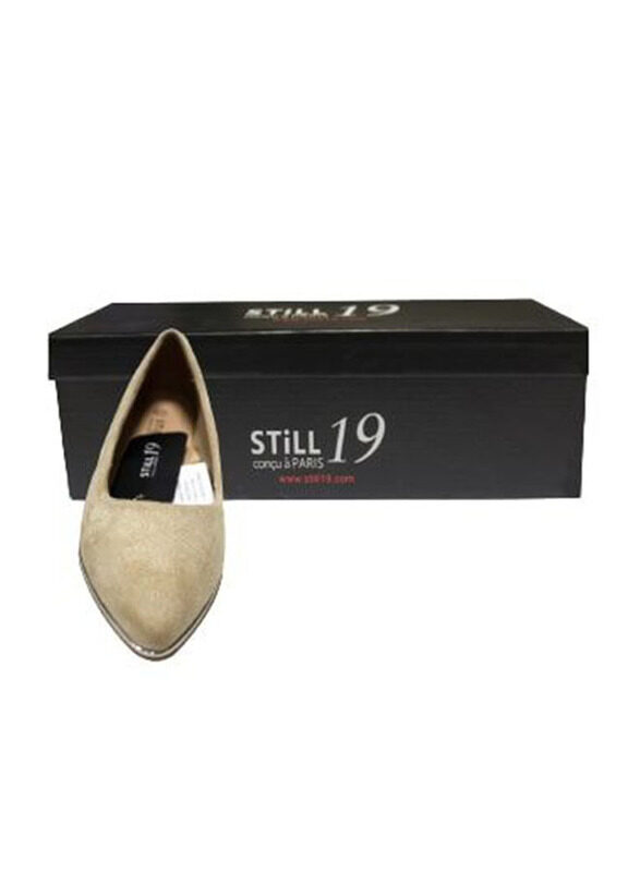 

Still 19 Round Toe Ballerinas for Women, 41 EU, Beige