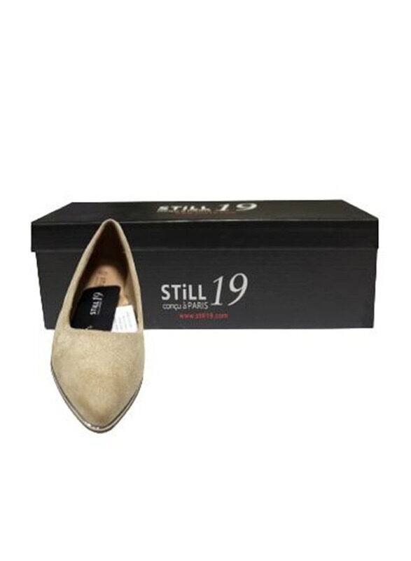 

Still 19 Round Toe Ballerinas for Women, 38 EU, Beige