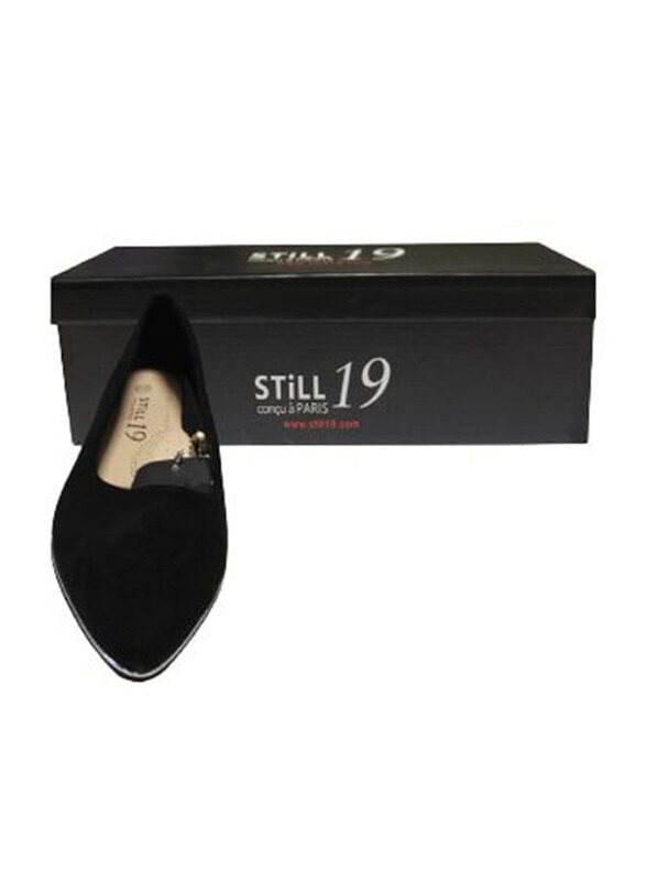 

Still 19 Round Toe Ballerinas for Women, 41 EU, Black