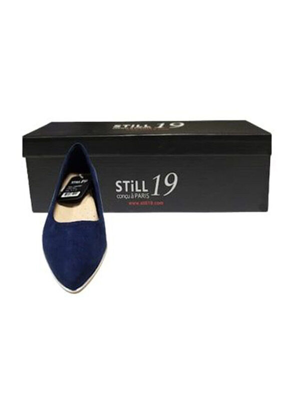 

Still 19 Round Toe Ballerinas for Women, 40 EU, Navy Blue
