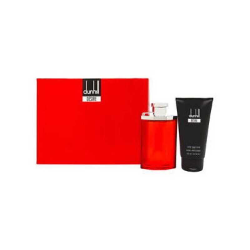 Dunhill 2-Pieces Desire Red Gift Set for Men, 100ml EDT, 150ml After Shave Balm