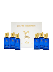 Olive Perfumes 6-Piece Private Collections Perfume Set for Men, Leather 50ml, Wood 50ml, Floral 50ml, Aromatic 50ml, Oriental 50ml
