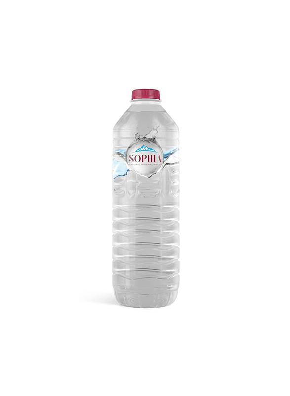 صوفيا مياه معدنية تركية طبيعية ثابتة، 6 عبوات بلاستيكية × 1.5 لتر