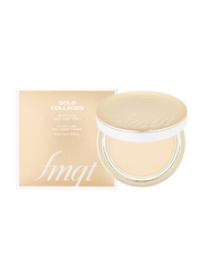 FMGT Gold Collagen Ampoule Two-way Pact, 10g, V201 Apricot Beige