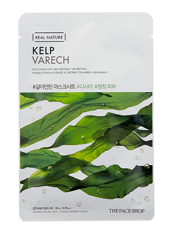 

The Face Shop Real Nature Kelp Face Mask, 20gm
