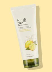 The Face Shop Herb Day 365 Master Blending Facial Foaming Cleanser, Lemon and Grape Fruit, 170ml