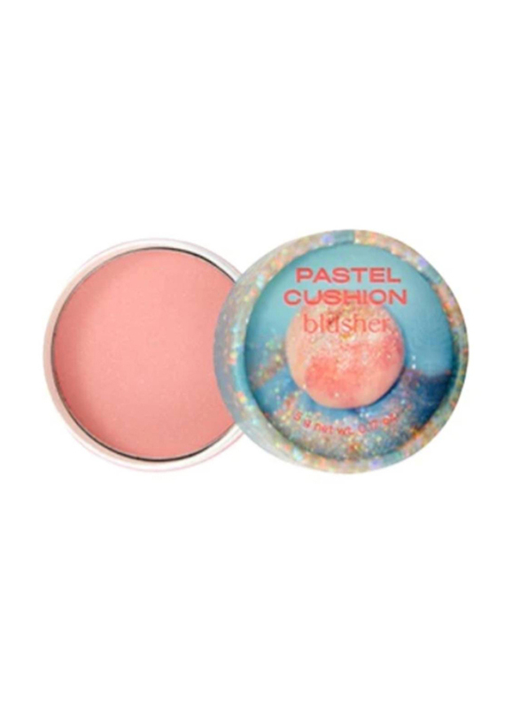 The Face Shop Pastel Cushion Blusher, 01 Glittery Peach