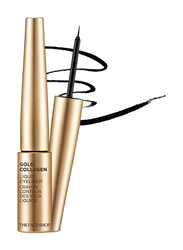 The Face Shop Gold Collagen Liquid Eyeliner, 6gm, 01, Black