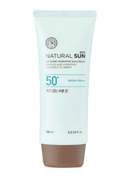 The Face Shop Natural Eco No Shine Hydrating Sun Cream, SPF 50+PA+++, 100ml