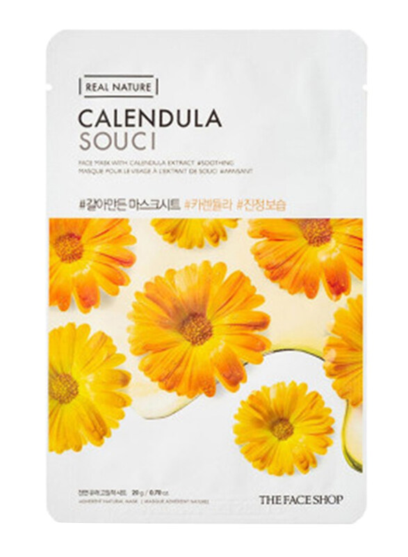 

The Face Shop Real Nature Calendula Face Mask, 20gm