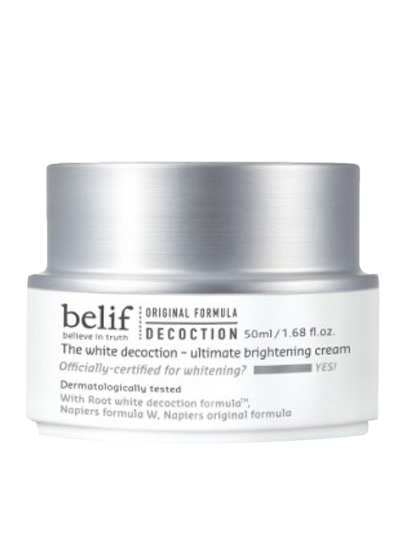 The Face Shop Belif The White Decoction Ultimate Brightening Cream, 50ml