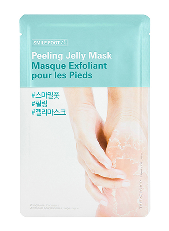 The Face Shop Smile Foot Peeling Jelly Mask, 40ml