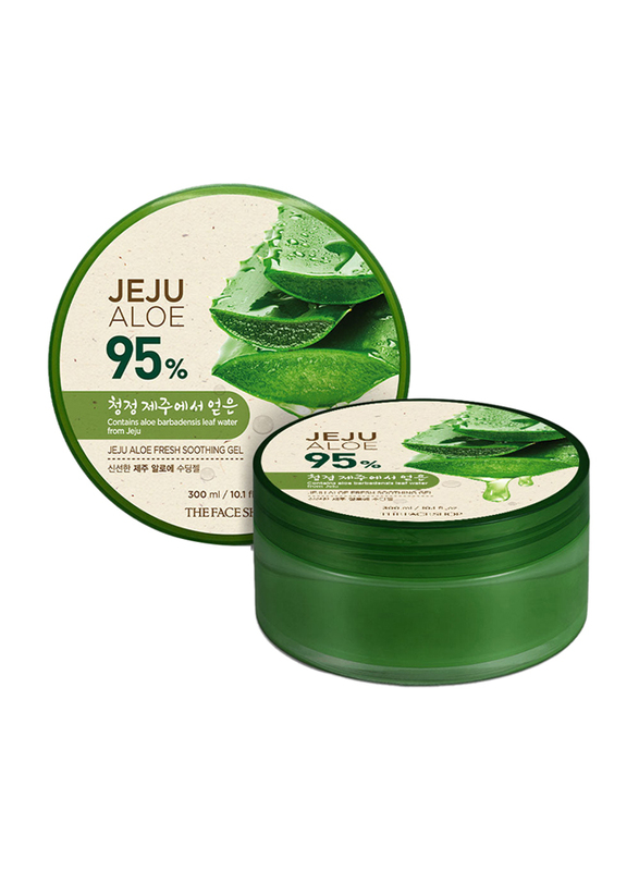 The Face Shop Jeju Aloe 95%, Fresh Soothing Gel TUB, 300ml