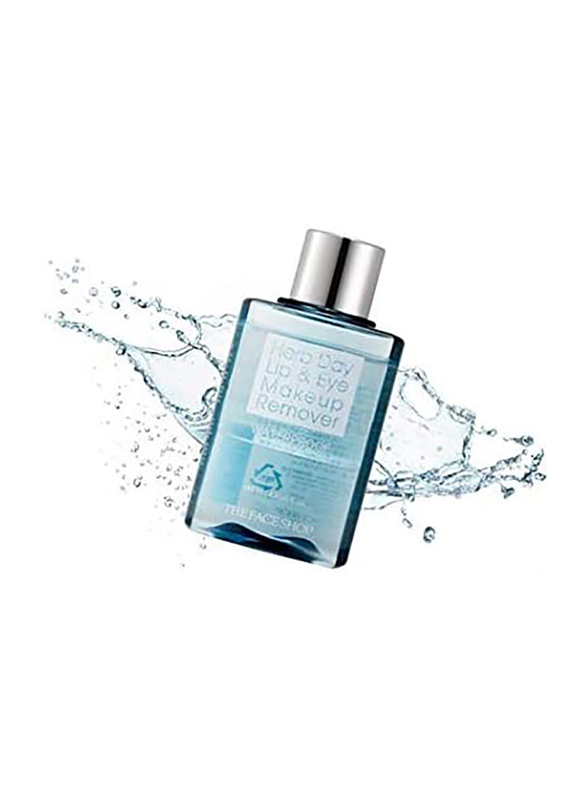 The Face Shop Water Proof Lip & Eye Makeup Remover, 110ml, Clear