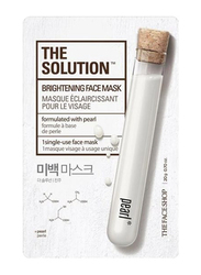 The Face Shop The Solution Double-Up Brightening Sheet Face Mask, 20gm