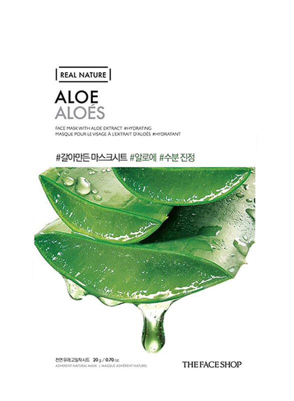 

The Face Shop Real Nature Aloe Face Mask, 20gm