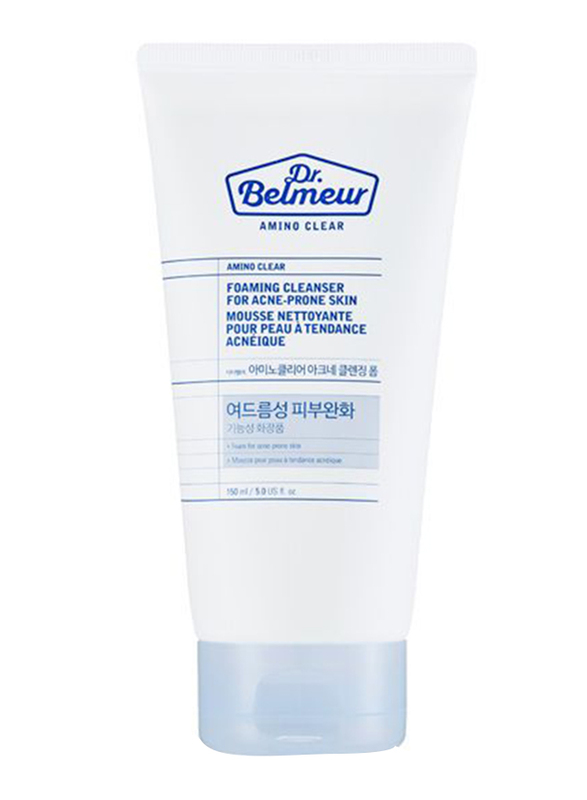 Dr. Belmeur Amino Clear Foaming Cleanser for Acne Prone Skin, 150ml