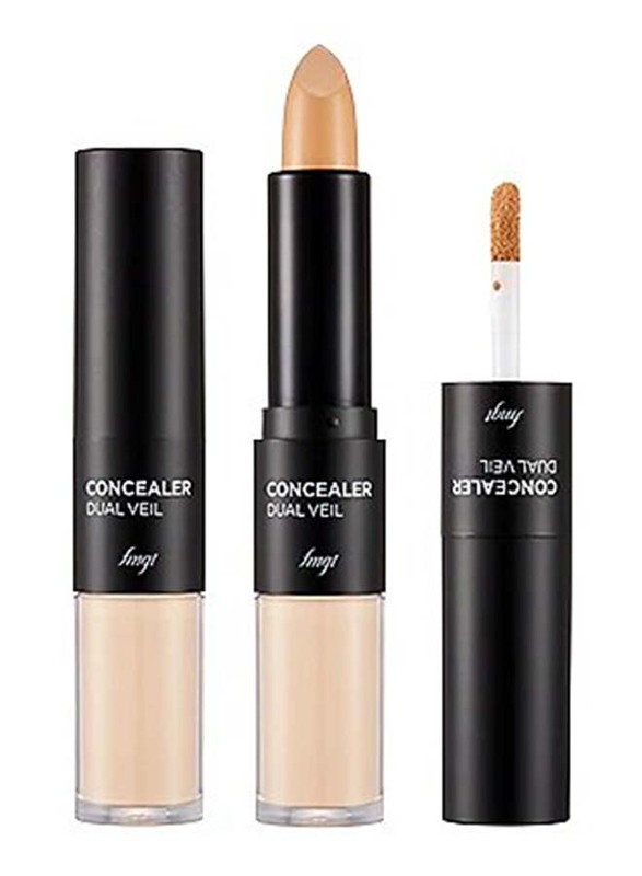 The Face Shop Dual Veil Concealer, V201 Apricot Beige