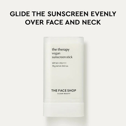 The Face Shop SPF50+ The Therapy Vegan Sunscreen Stick, 18gm