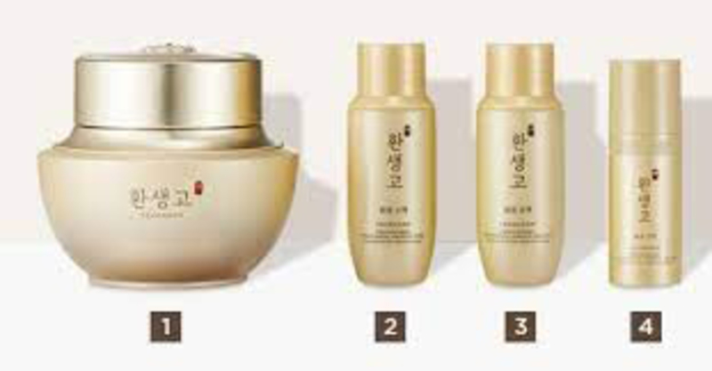The Face Shop Yehwadam Hwansaenggo Rejuvenating Radiance Cream Special Set, 4-Pieces