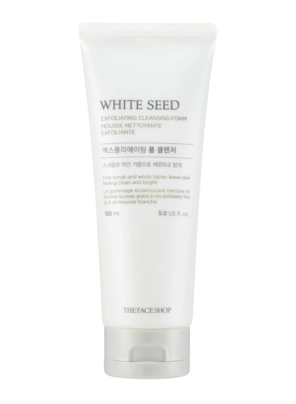 The Face Shop White Seed Exfoliating Cleansing Foam, 150ml