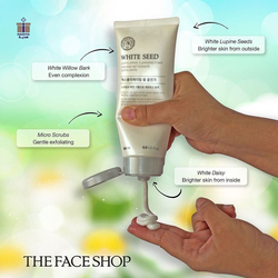 The Face Shop White Seed Exfoliating Cleansing Foam, 150ml