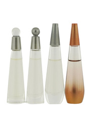 Issey Miyake Miniature Gift Set for Women, 3.5ml L'eau D'issey Nectar, 3.5ml Pure, 3.5ml L'eau D'issey EDT, 3.5ml L'eau D'issey EDP